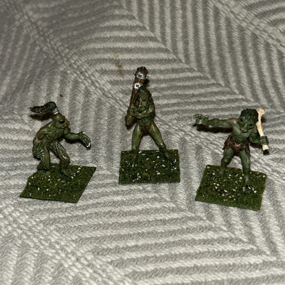 Rare Dungeons‎ & Dragons Ral Partha Blister 02-415 Trolls Painted Lot Of 3